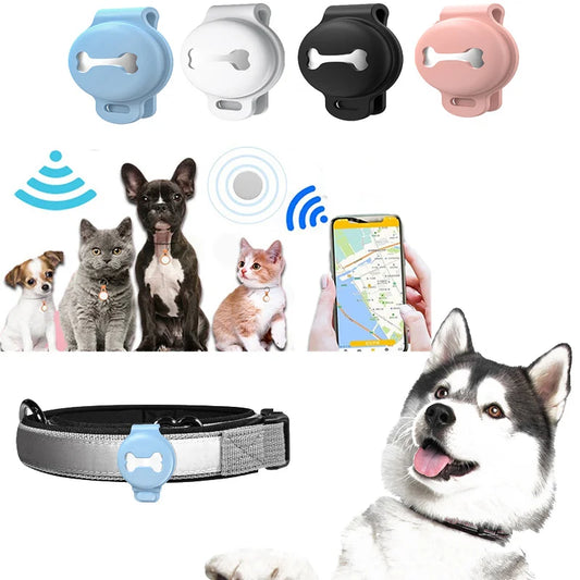 Pet GPS Tracker Cover Smart Locator Cover Dog Wearable Tracker Cat Dog Bird Anti-Lost Record Tracker Cover Silicone Case