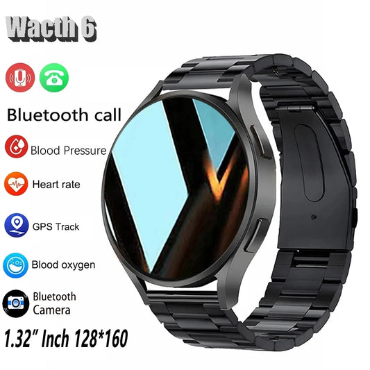 prince Watch 6 Smart Watch 1.32 inch 128*160 Bluetooth Call Health Monitoring Alarm Clock Fashion Watch Men Women Holiday Gift